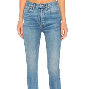 NWT RE/DONE High Rise Ankle Crop